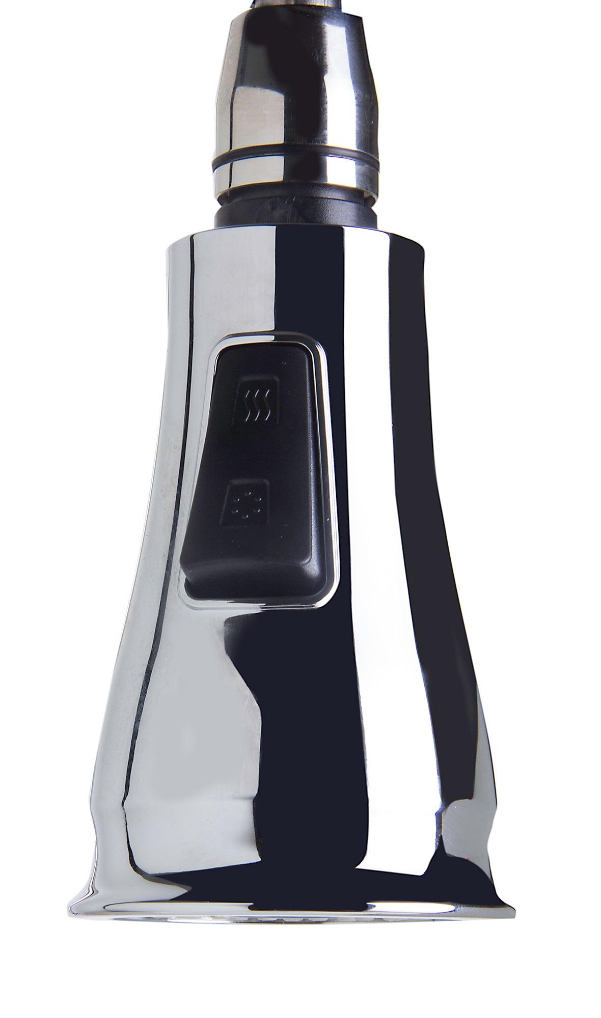 ALFI brand AB2043-PSS Traditional Solid Polished Stainless Steel Pull Down Kitchen Faucet