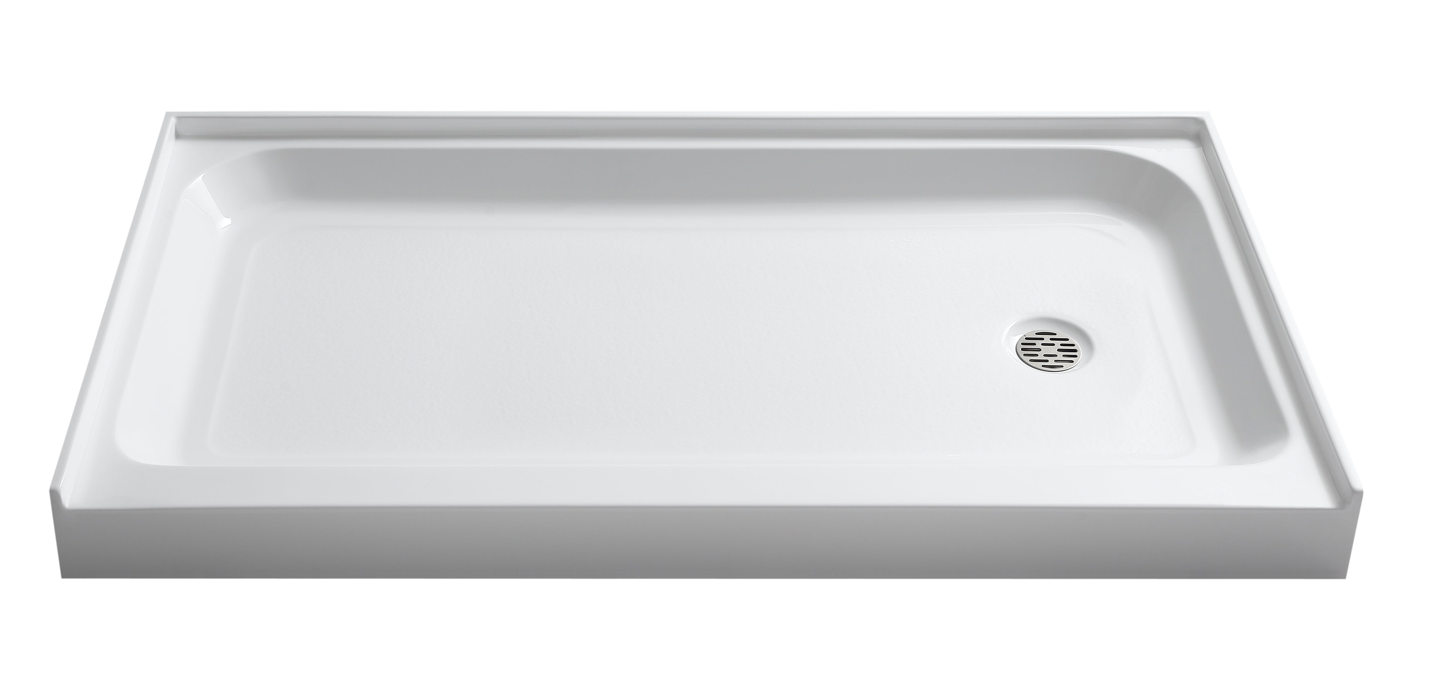Tier 36 x 60 in. Center Drain Single Threshold Shower Base