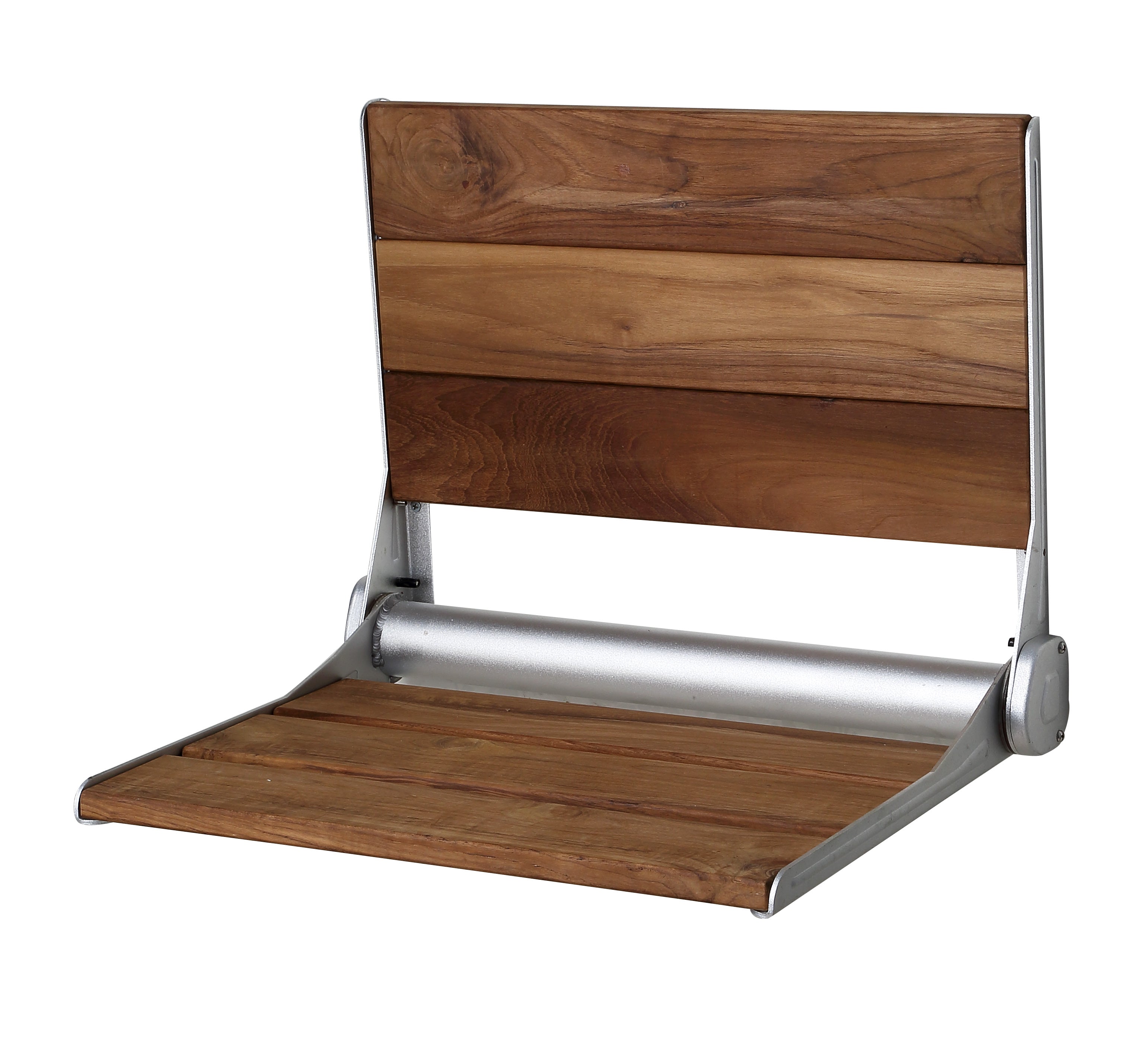 Isle 15 in.  Teak Wall Mounted Shower Seat