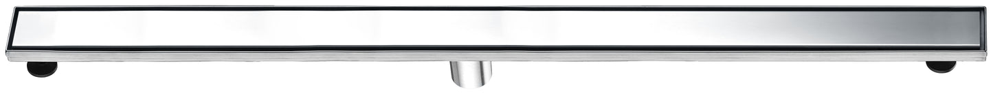 ALFI brand ABLD47B-PSS 47" Polished Stainless Steel Linear Shower Drain with Solid Cover