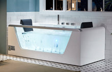 Load image into Gallery viewer, EAGO AM196ETL 6 ft Clear Rectangular Acrylic Whirlpool Bathtub for Two