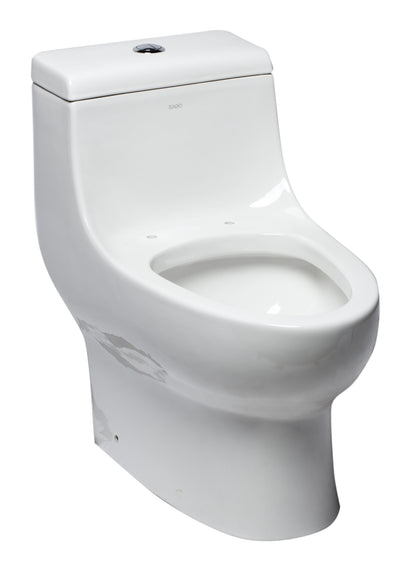 EAGO TB358 Dual Flush One Piece Elongated Ceramic Toilet