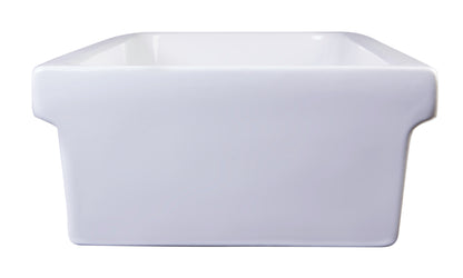 ALFI brand AB48TR  48" White Above Mount Fireclay Bath Trough Sink