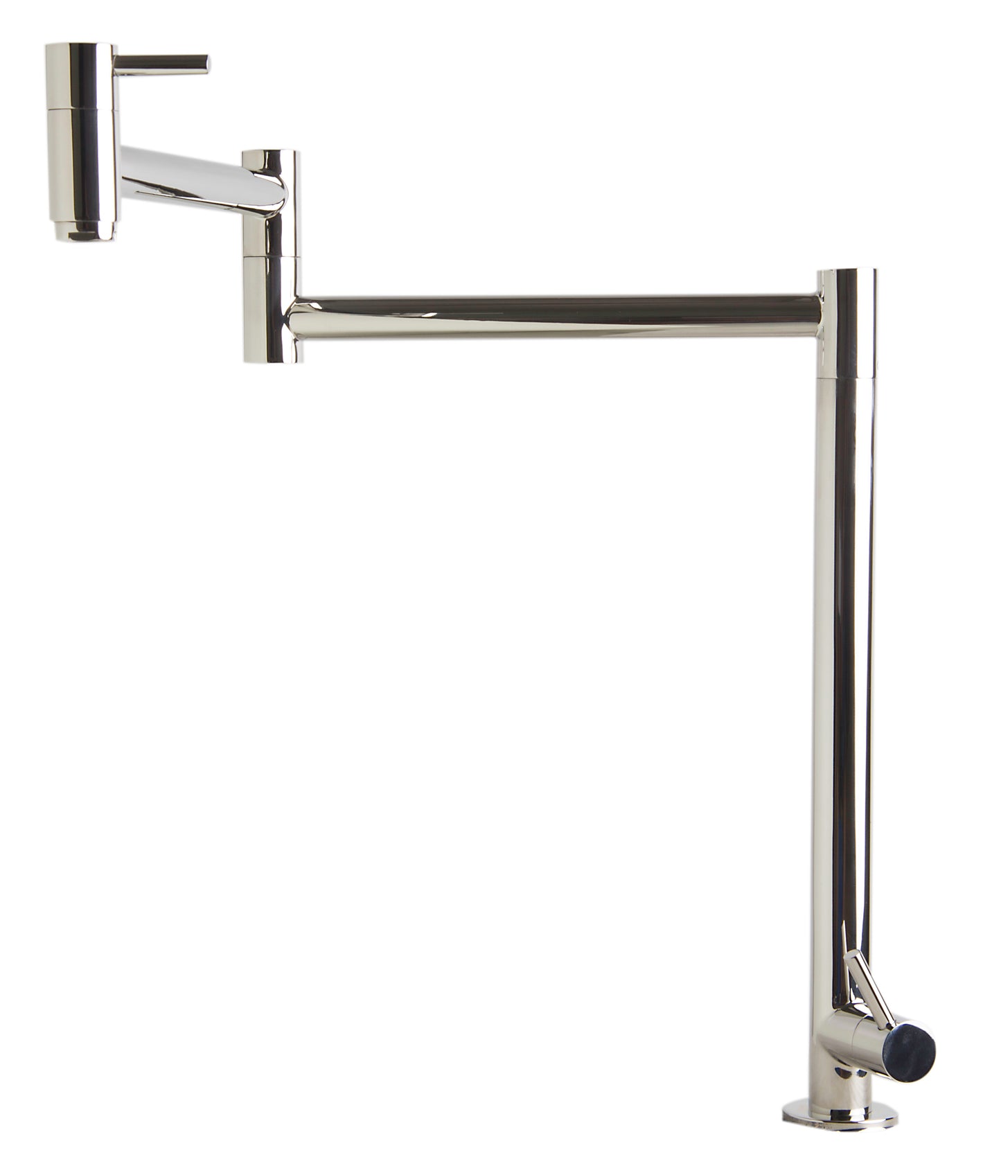 ALFI brand AB5018-PSS Polished Stainless Steel Retractable Pot Filler Faucet