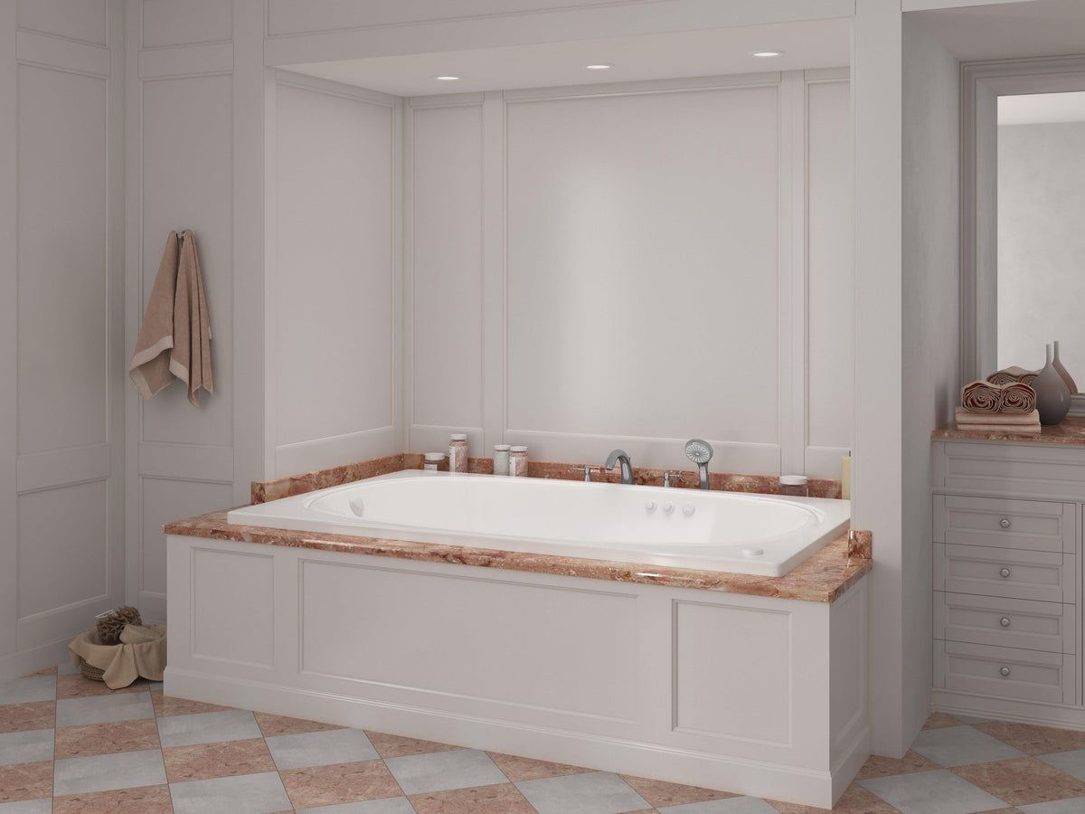 Atlantis Whirlpools Charleston 48 x 72 Rectangular Air & Whirlpool Jetted Bathtub