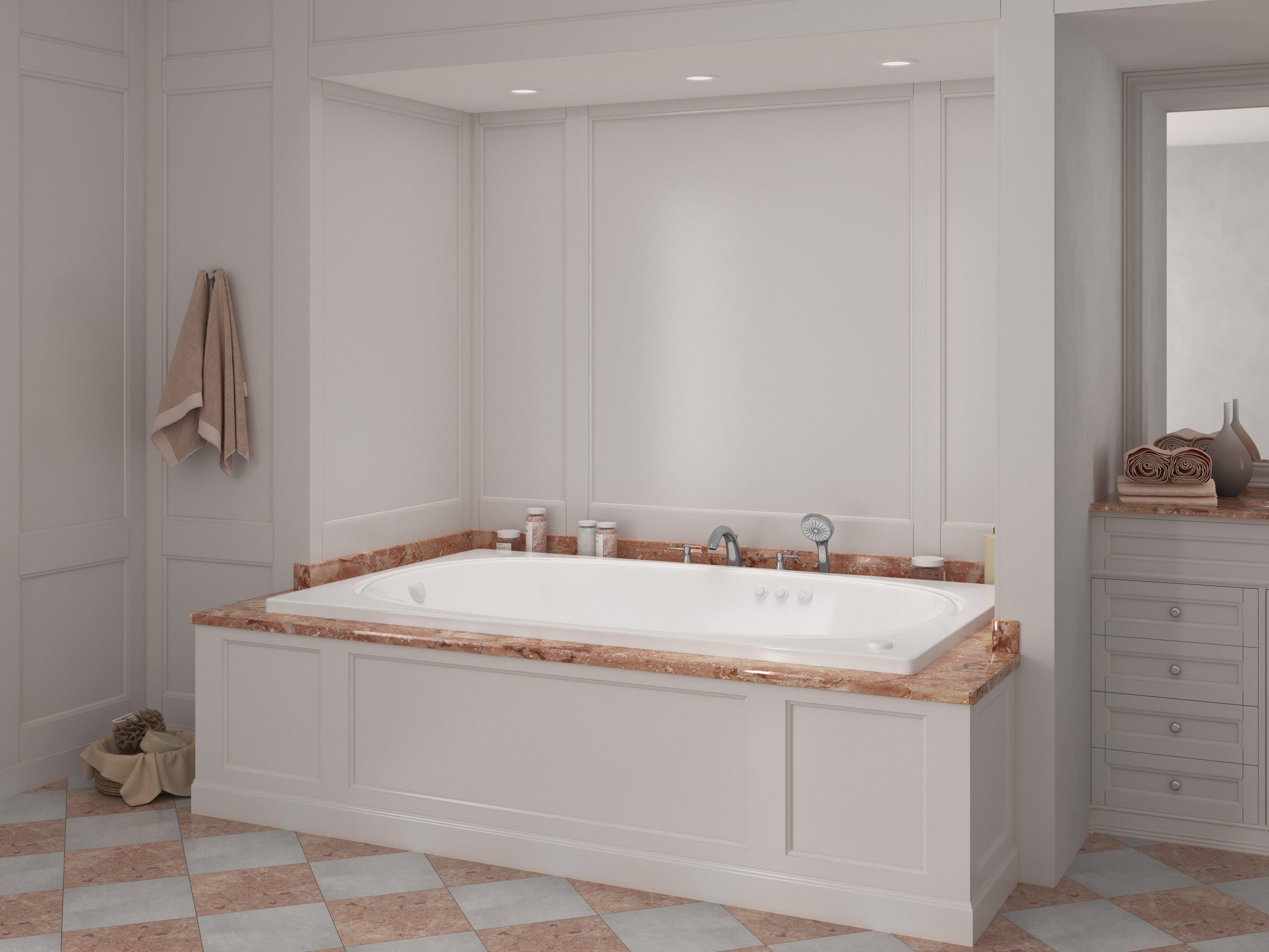 Atlantis Whirlpools Charleston 48 x 72 Rectangular Air & Whirlpool Jetted Bathtub