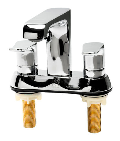 ALFI brand AB1493-PC Polished Chrome Two-Handle 4'' Centerset Bathroom Faucet