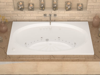 Atlantis Whirlpools Vogue 42 x 72 Rectangular Air & Whirlpool Jetted Bathtub