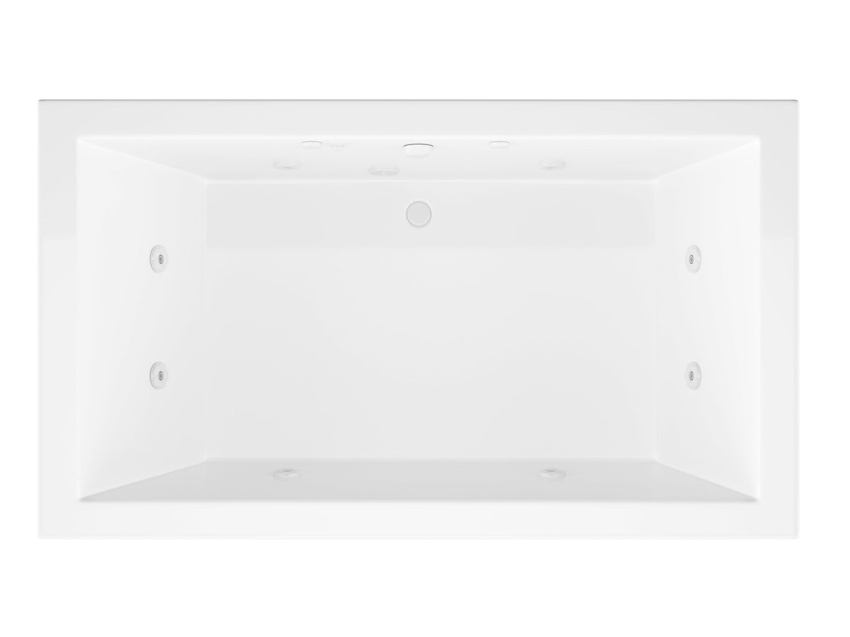 Atlantis Whirlpools Venetian 42 x 72 Rectangular Whirlpool Jetted Bathtub 4272VNCWL