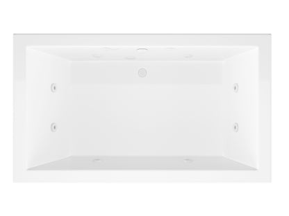 Atlantis Whirlpools Venetian 42 x 72 Rectangular Whirlpool Jetted Bathtub 4272VNCWL