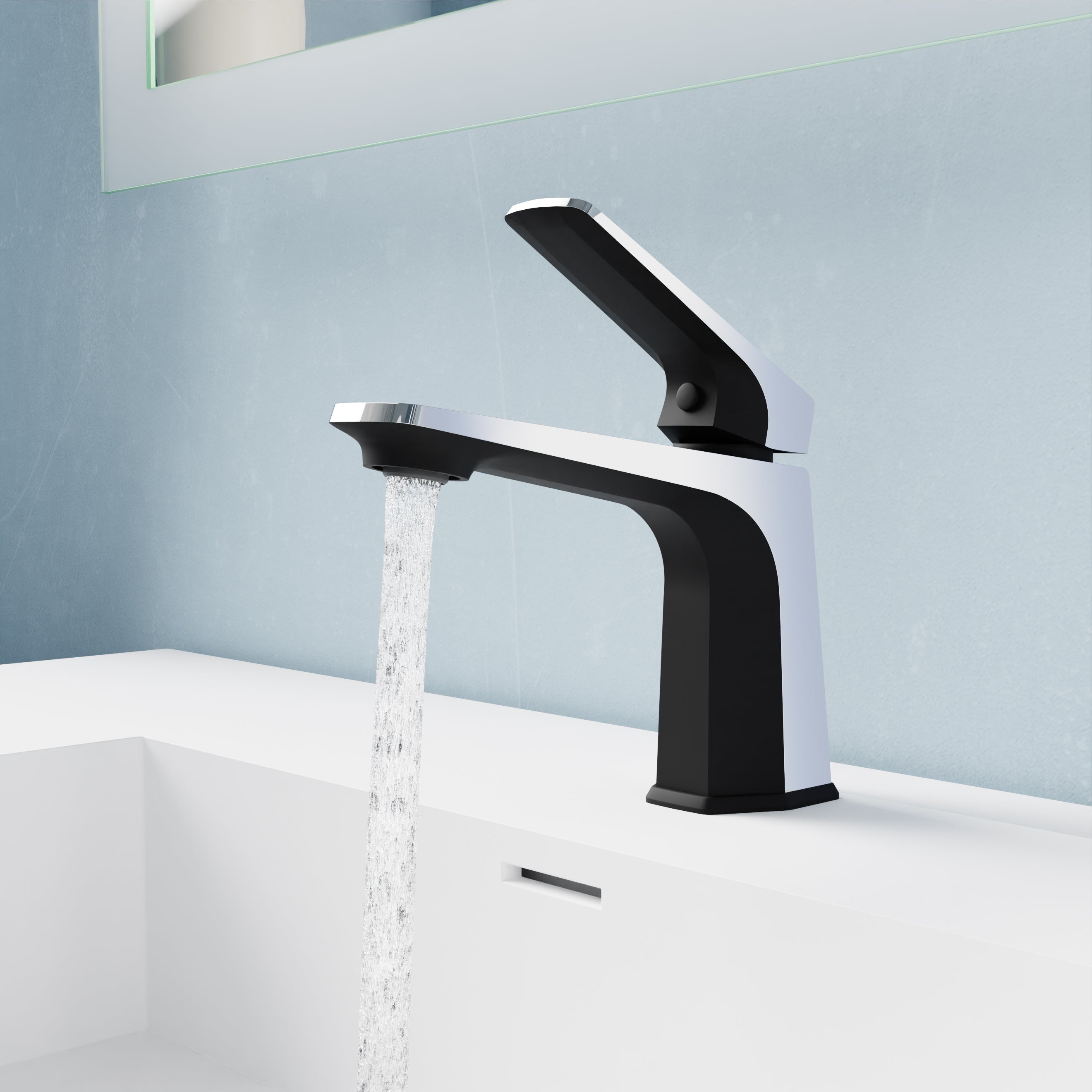 ANZZI Single Handle Single Hole Bathroom Faucet With Pop-up Drain
