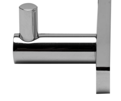 ALFI brand AB9528 Polished Chrome Wall Mounted 4 Prong Robe / Towel Hook Bathroom Accessory