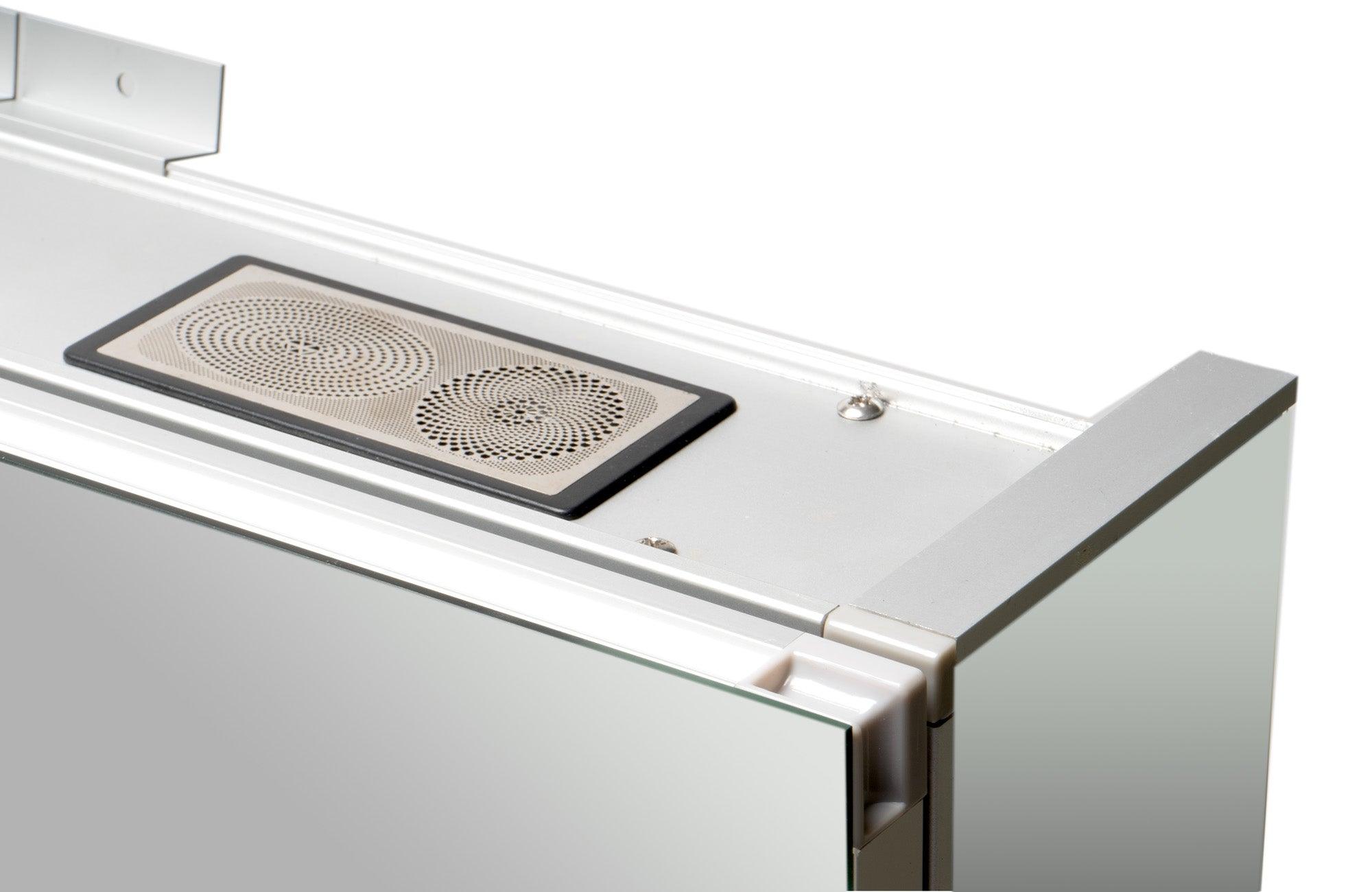 ALFI brand ABMC2630BT 26" x 30" Double Door LED Light Bluetooth Medicine Cabinet