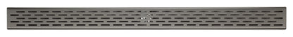 ALFI brand ABLD36C 36" Modern Stainless Steel Linear Shower Drain with Groove Holes